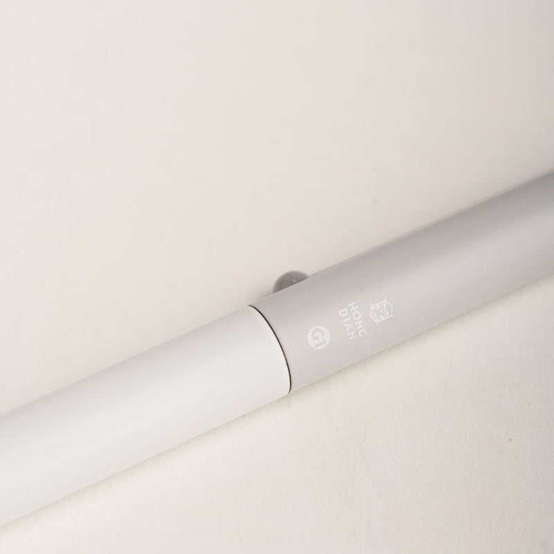 HONGDIAN G1 White Gel Pen Barrel and Cap Detail