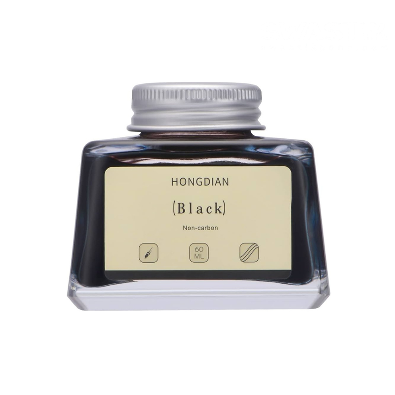 HONGDIAN Black 60 ml Non Carbon Fountain Pen Ink Bottle 
