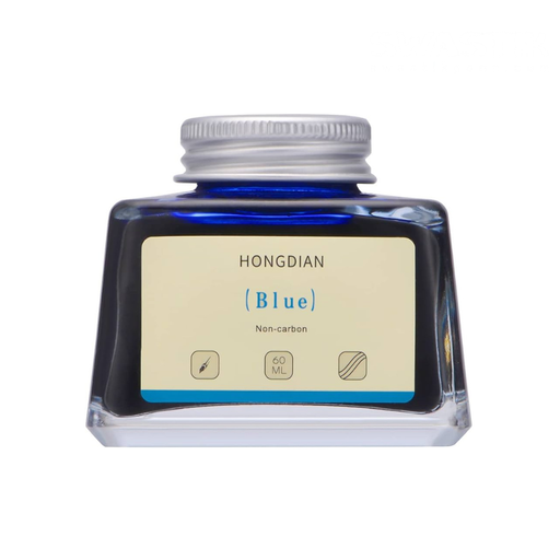 HONGDIAN Blue 60 ml Non Carbon Fountain Pen Ink Bottle 
