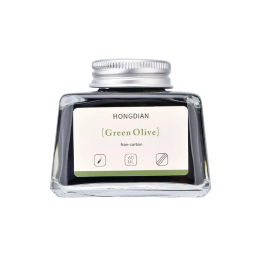 HONGDIAN Green Olive 60 ml Non Carbon Fountain Pen Ink Bottle