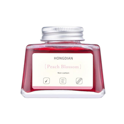 HONGDIAN peach Blossom 60 ml Non Carbon Fountain Pen Ink Bottle 