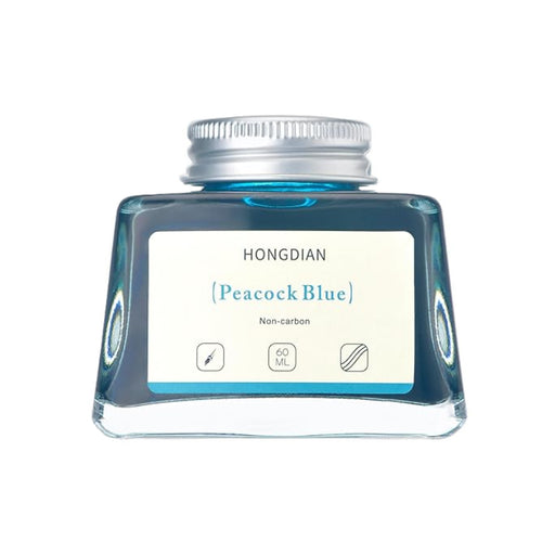 HONGDIAN Peacock Blue 60 ml Non Carbon Fountain Pen Ink Bottle 