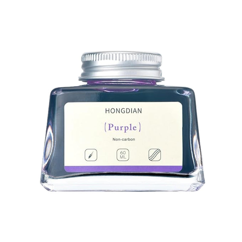 HONGDIAN Purple 60 ml Non Carbon Fountain Pen Ink Bottle