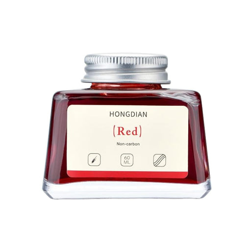HONGDIAN Red 60 ml Non Carbon Fountain Pen Ink Bottle