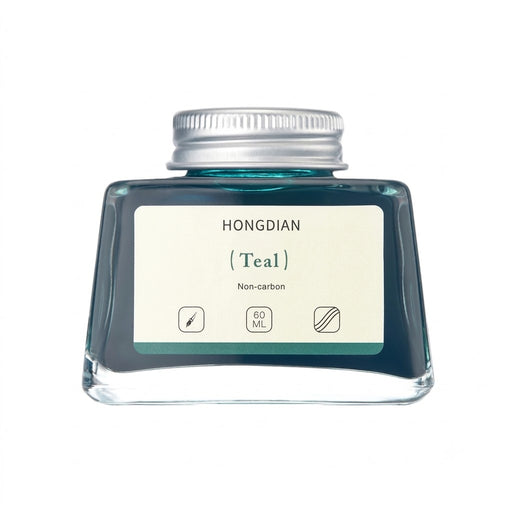 HONGDIAN Teal 60 ml Non Carbon Fountain Pen Ink Bottle 