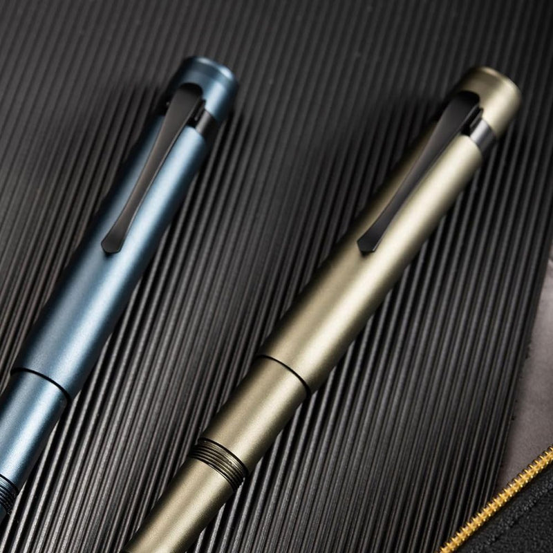 HONGDIAN M2 Mini Multi Colour Rollerball Pen with Closed Cap and Black Background
