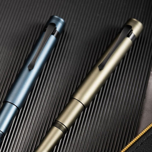 HONGDIAN M2 Mini Multi Colour Rollerball Pen with Closed Cap and Black Background
