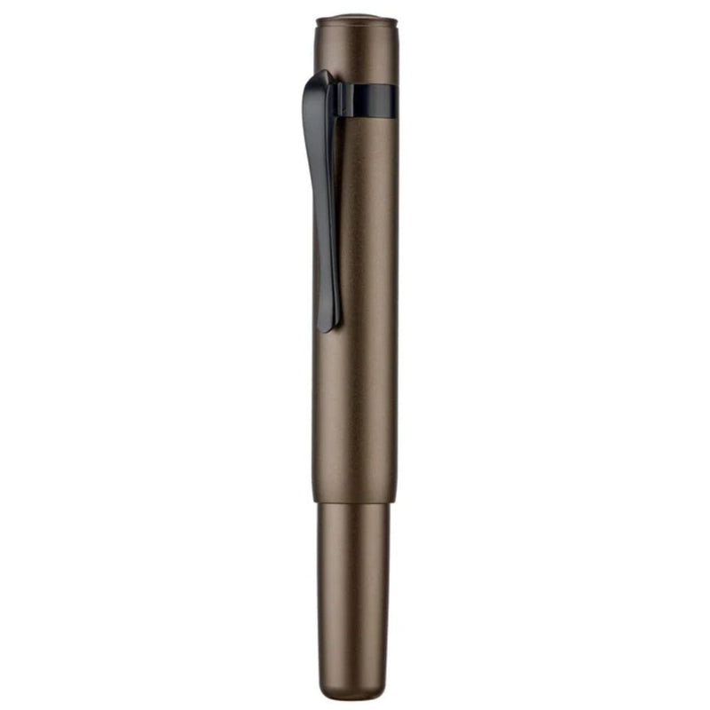 HONGDIAN M2 Mini Brown Rollerball Pen with Closed Cap
