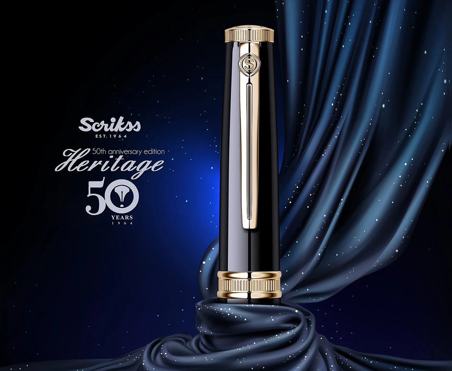 SCRIKSS, Roller Pen - HERITAGE BLACK GT.