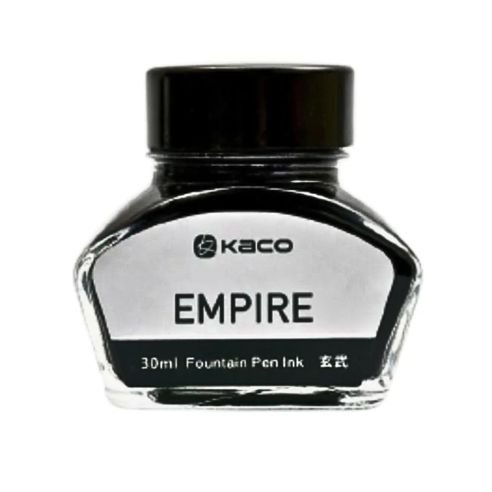 KACO, Ink Bottle - Dye Based EMPIRE Black 30ml. — SWASTIK penn