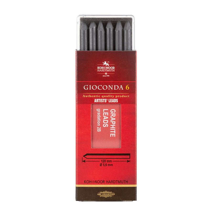 KOH-I-NOOR, Leads - 120mm GRAPHITE 5.6mm.
