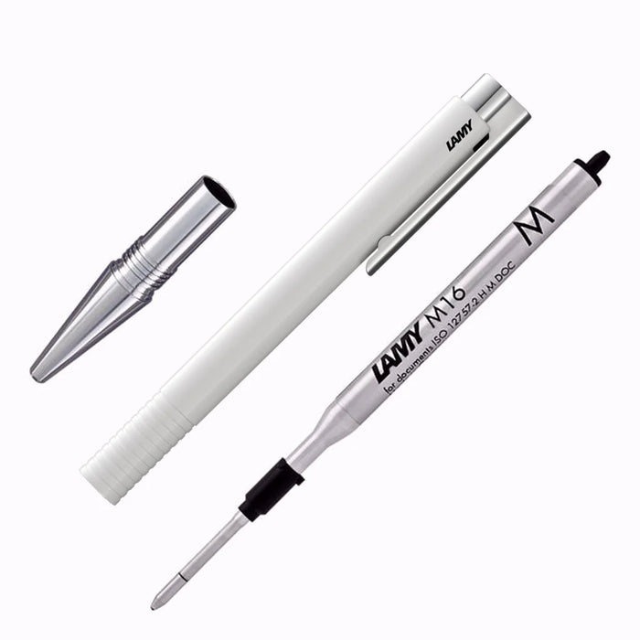 LAMY, Ballpoint Pen - LOGO M+ | White.