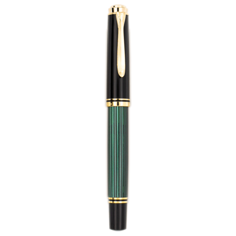 PELIKAN, Fountain Pen - SOUVERAN M600 14K BLACK/GREEN.