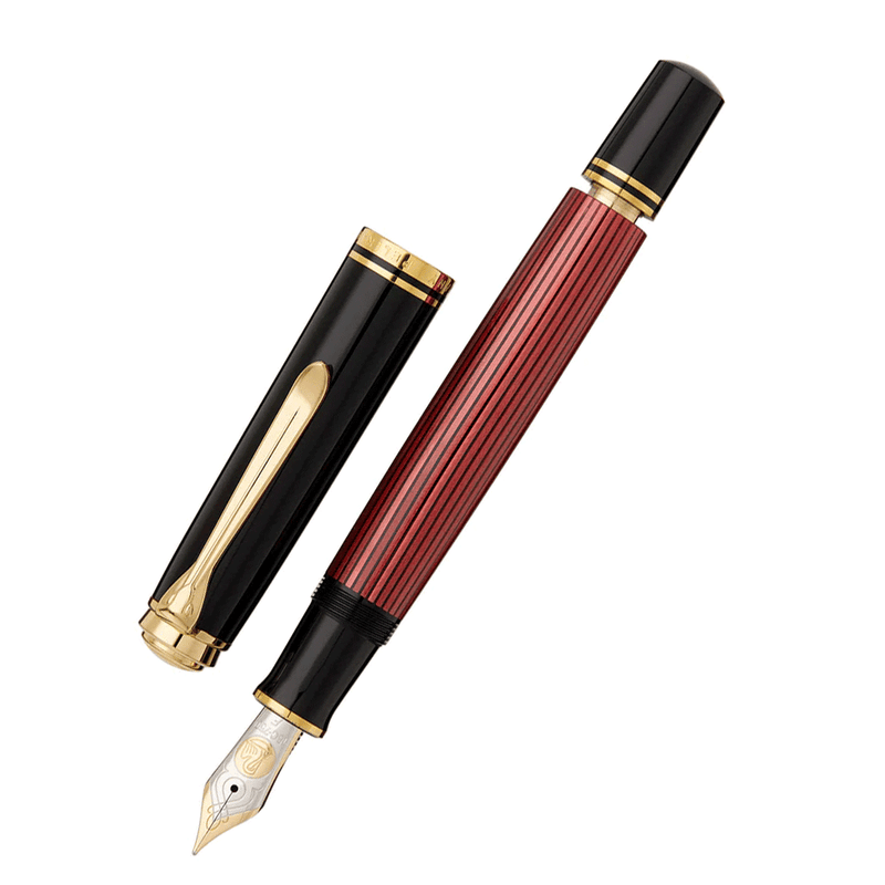 PELIKAN, Fountain Pen - SOUVERAN M800 18K BLACK/RED.
