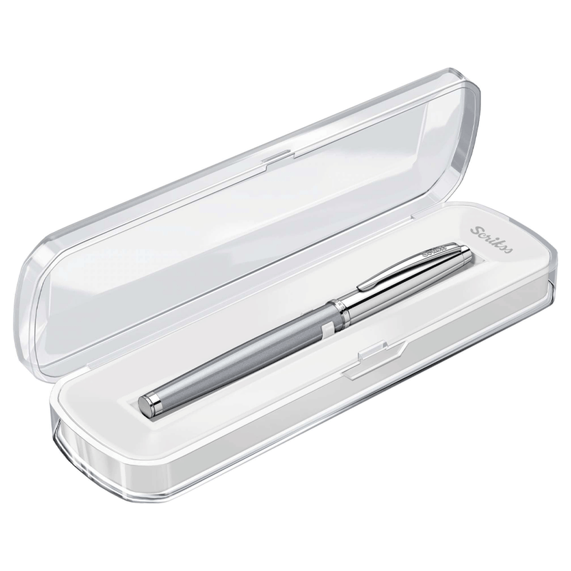 SCRIKSS, Rollerball Pen - METROPOLIS 800 CHROME GREY CT.