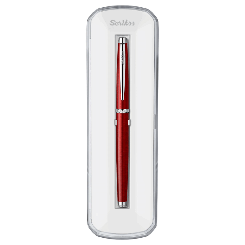 SCRIKSS, Rollerball Pen - METROPOLIS 800 RED CT.