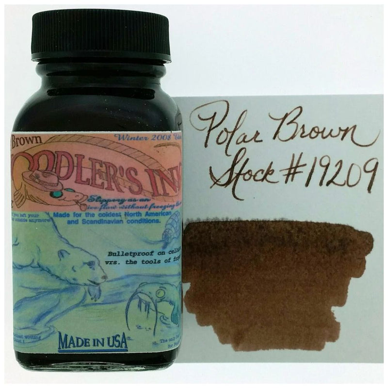 NOODLER'S, Ink Bottle - POLAR BROWN (88mL).