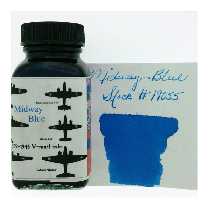 NOODLER'S, Ink Bottle - V Mail MIDWAY BLUE (88mL).