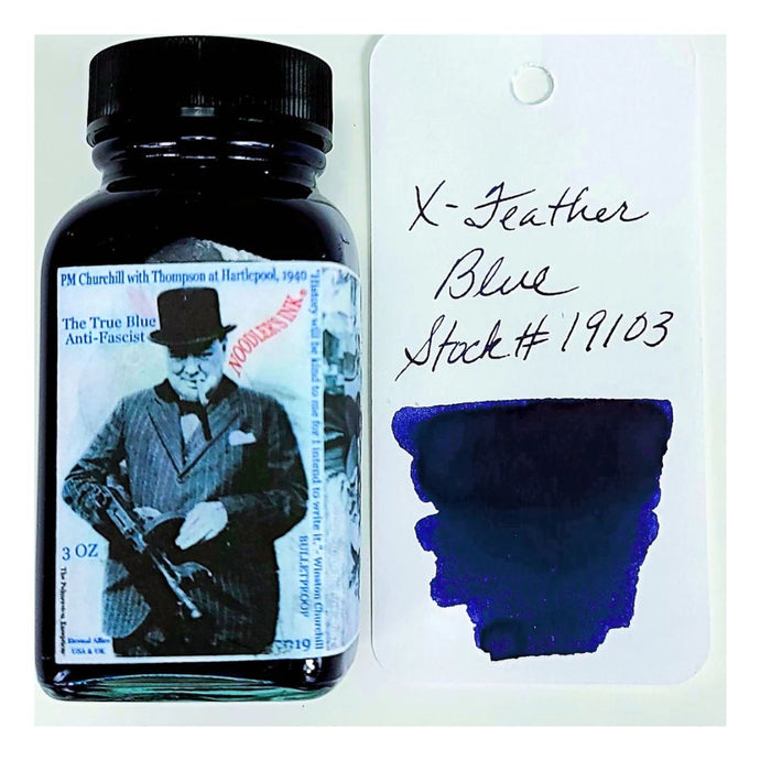 NOODLER'S, Ink Bottle - X Feather BLUE (88mL).