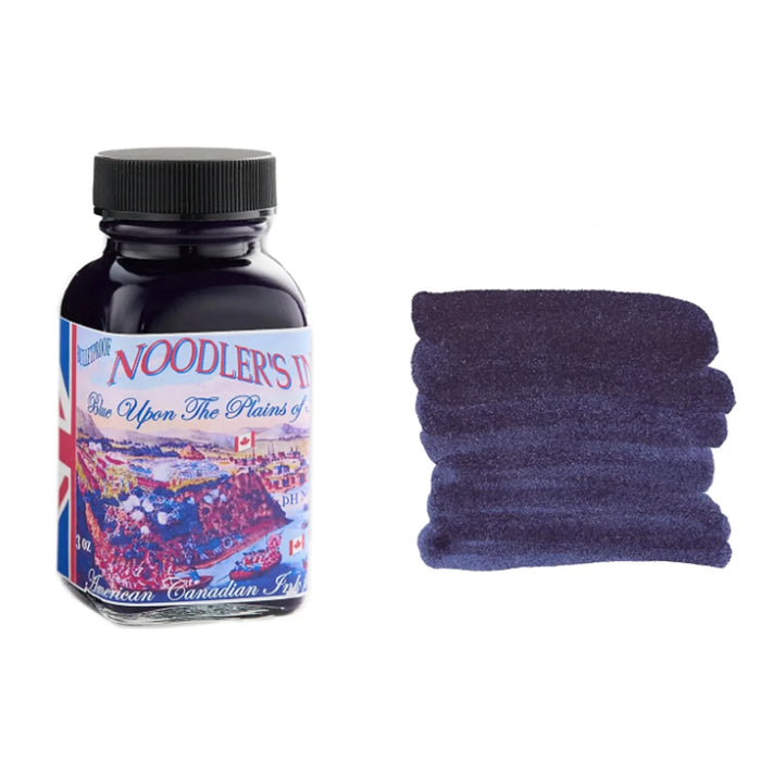 NOODLER'S, Ink Bottle - BLUE UPON THE PLAINS OF ABRAHAM (88mL).