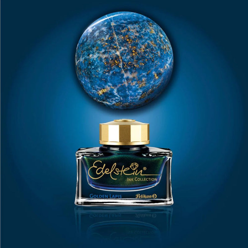 PELIKAN, Ink Bottle - EDELSTEIN GOLDEN LAPIS (50mL).