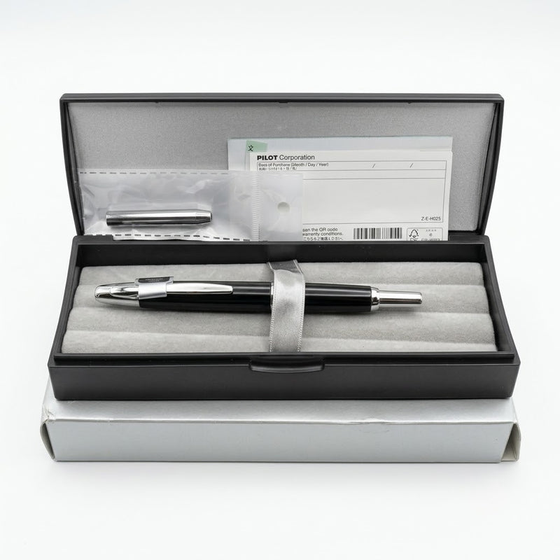 PILOT, Fountain Pen - CAPLESS | BLACK | Rhodium | 18K | CT.