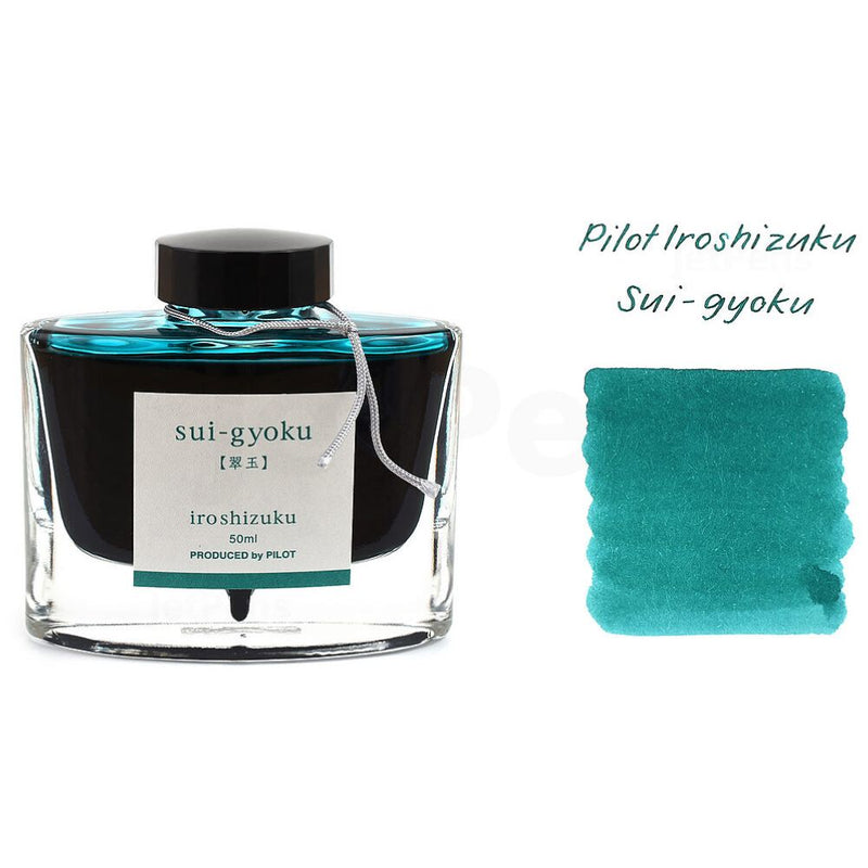 PILOT, Ink Bottle - IROSHIZUKU | Jadeite | SUI-GYOKU | 50mL.