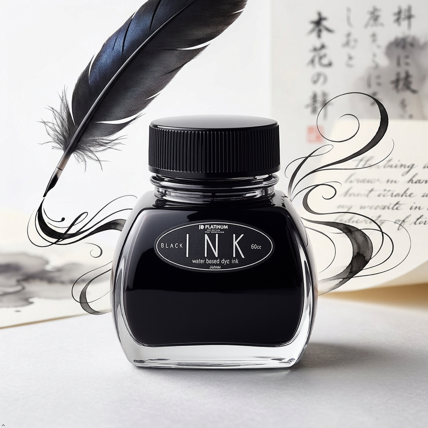 PLATINUM | Dye Ink Bottle - BLACK.