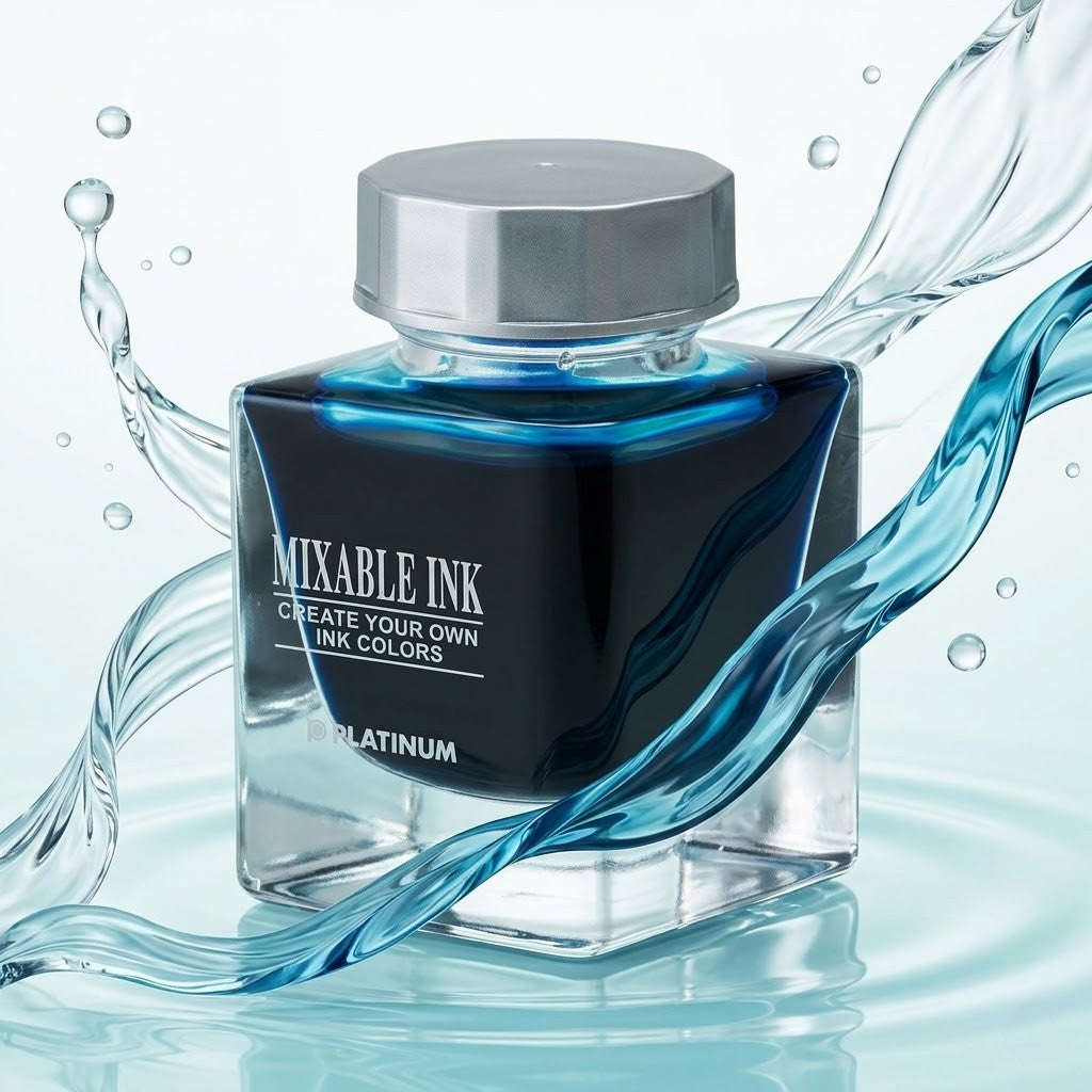 Platinum | Mixable Ink Mini - Aqua Blue.