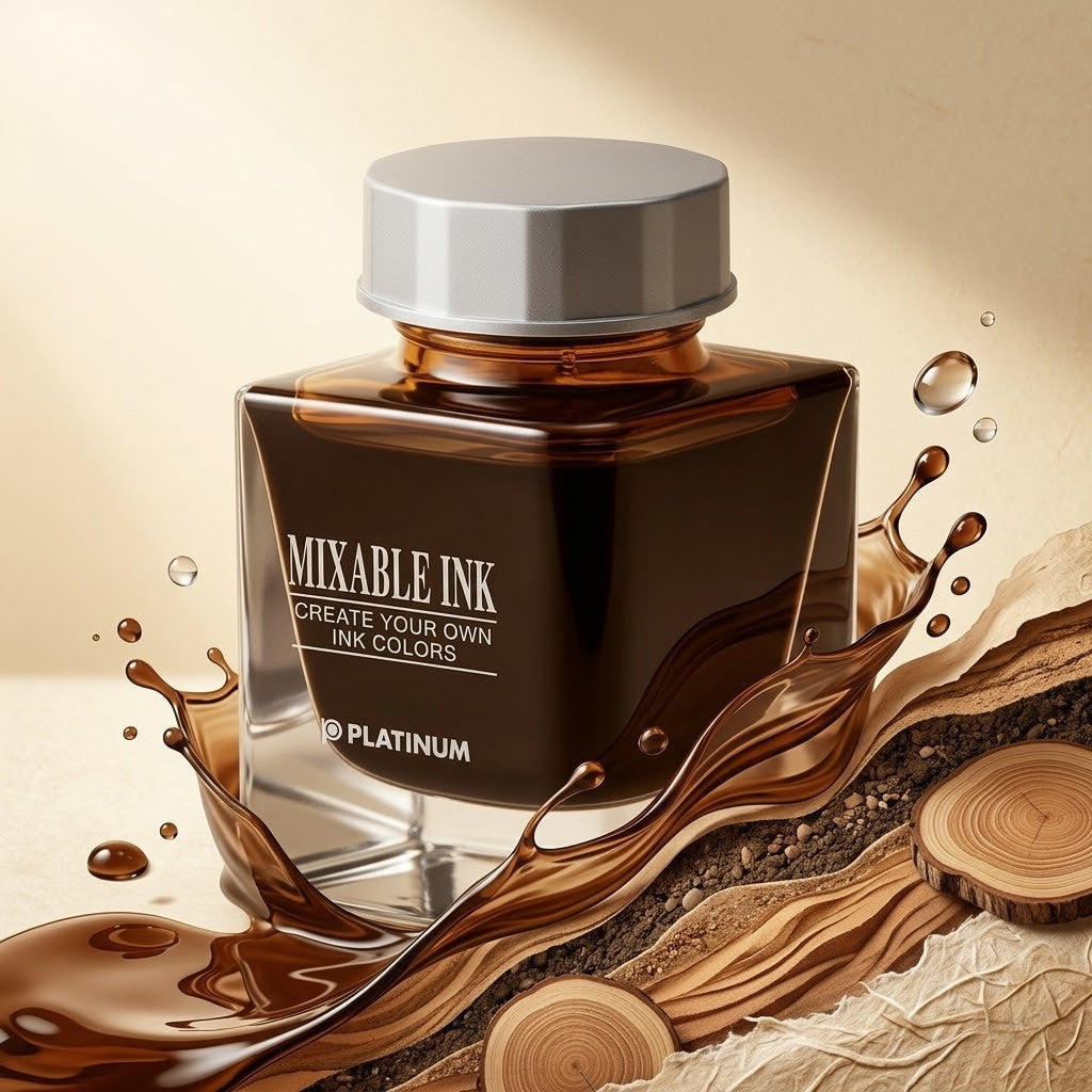 Platinum | Mixable Ink Mini - Earth Brown.