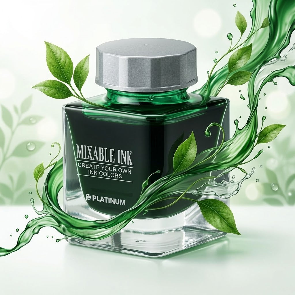 Platinum | Mixable Ink Mini - Leaf green