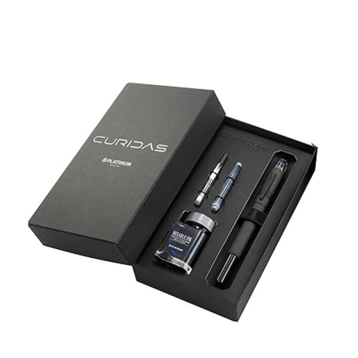 PLATINUM, Fountain Pen - CURIDAS Special Package Matte Black.