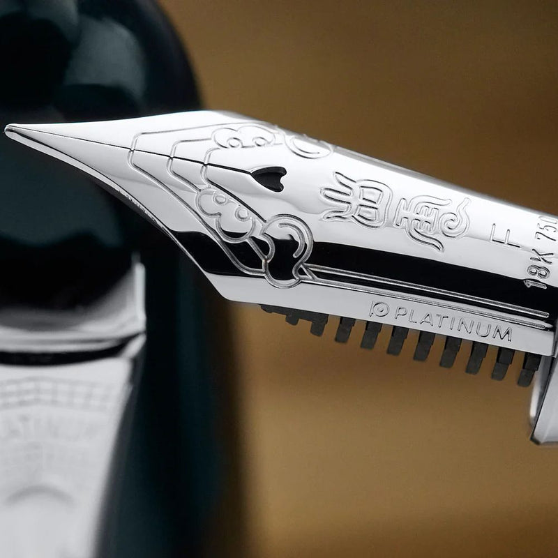 PLATINUM, Fountain Pen - Izumo IRO URUSHI Aitetsu Iro.