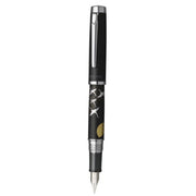 PLATINUM, Fountain Pen - PROCYON LUSTER Modern Maki-e Cranes over moon.