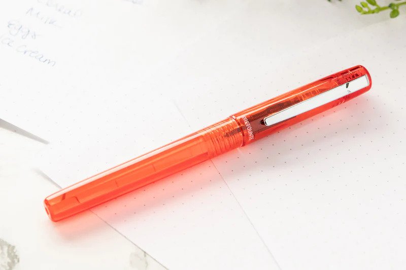 PLATINUM, Fountain Pen - PREFOUNTE VERMILION ORANGE.