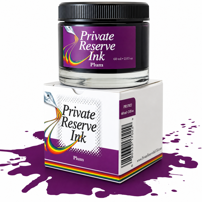 PRIVATE RESERVE, Ink Bottle - PREMIUM Inks PLUM (60mL).