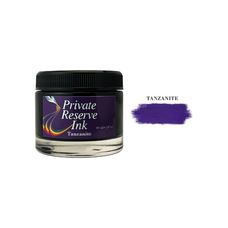 PRIVATE RESERVE, Ink Bottle -  PREMIUM Inks TANZANITE (60mL).