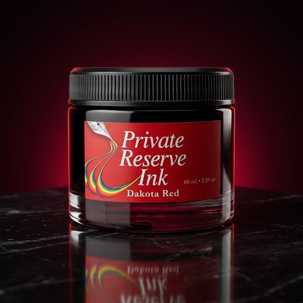 PRIVATE RESERVE, Ink Bottle - PREMIUM Inks DAKOTA RED (60mL).