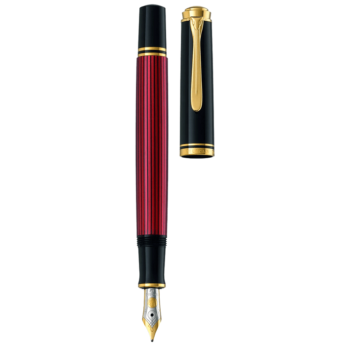 PELIKAN, Fountain Pen - SOUVERAN M600 14K BLACK/RED.