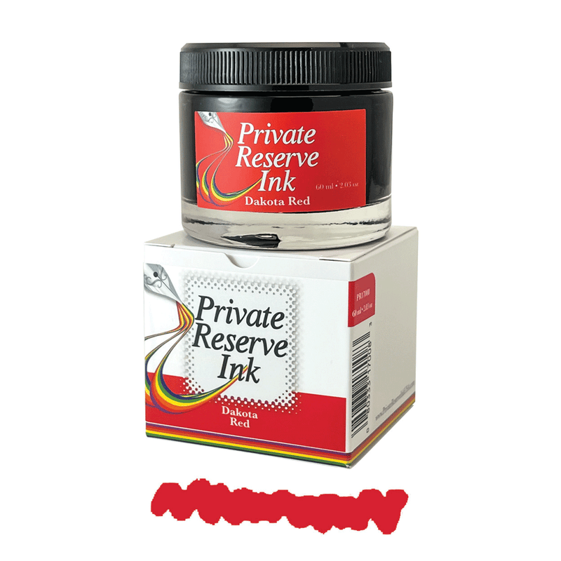 PRIVATE RESERVE, Ink Bottle - PREMIUM Inks DAKOTA RED (60mL).