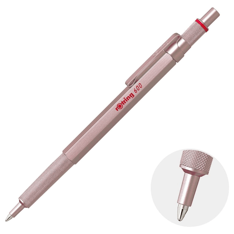 ROTRING, Ballpoint Pen - 600 ROSE GOLD.