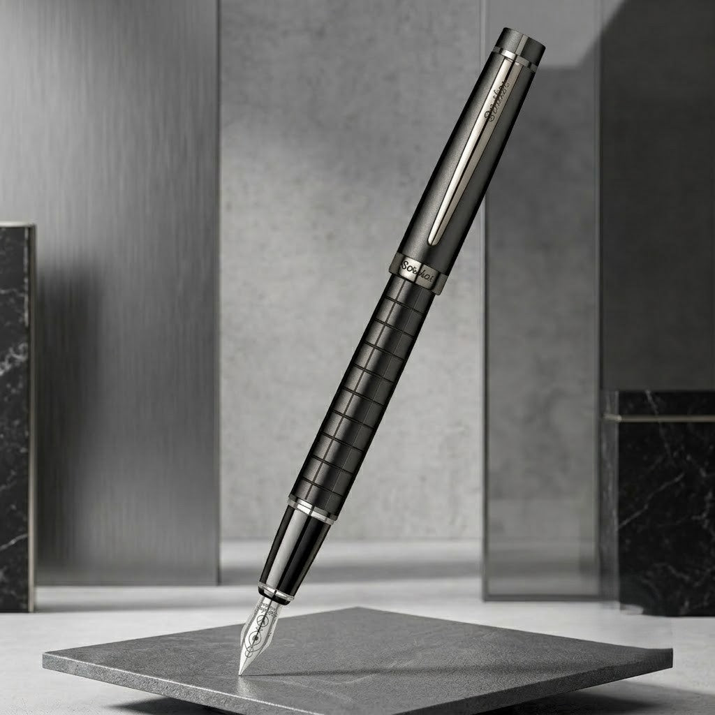 SCRIKSS, Fountain pen - HONOR 38 MATT BLACK GMT.