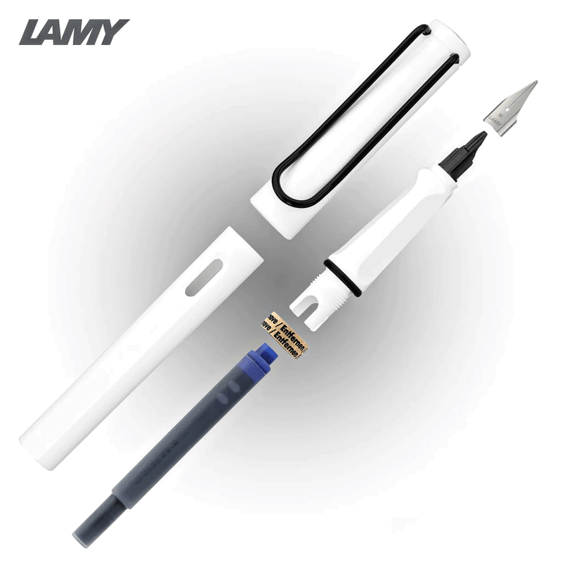 LAMY, Fountain Pen - Special Edition | SAFARI | White/Black.
