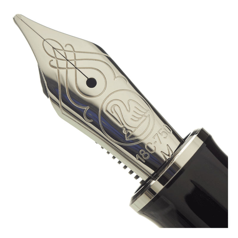 PELIKAN, Fountain Pen - Souveran M805 18K Stresemann ANTHRACITE BLACK.