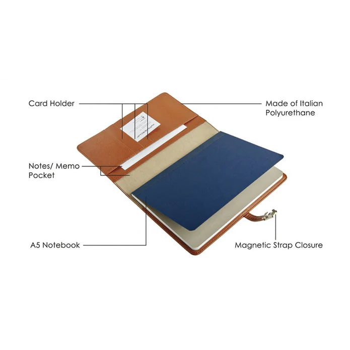 myPAPERCLIP, Personal Organiser - CLASSIC Medium Tan.