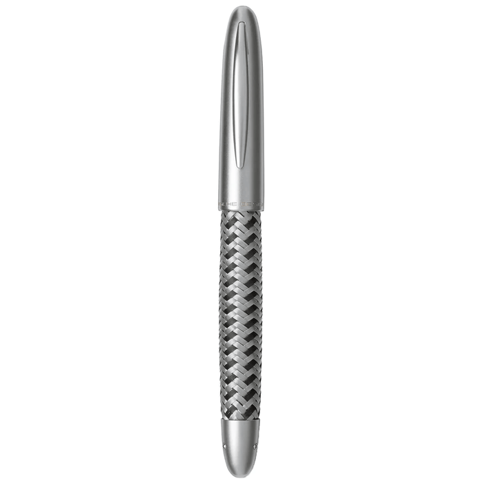 PORSCHE DESIGN, Fountain Pen - TecFlex STEEL/ BLACK.