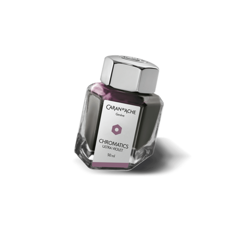 CARAN d'ACHE,  Ink Bottle - CHROMATICS | Ultra Violet | 50ml.