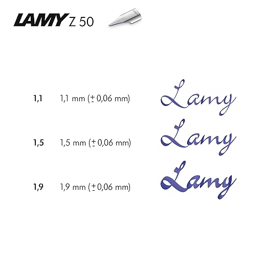LAMY, Fountain Pen Nib - Z50 | Stainless Steel.