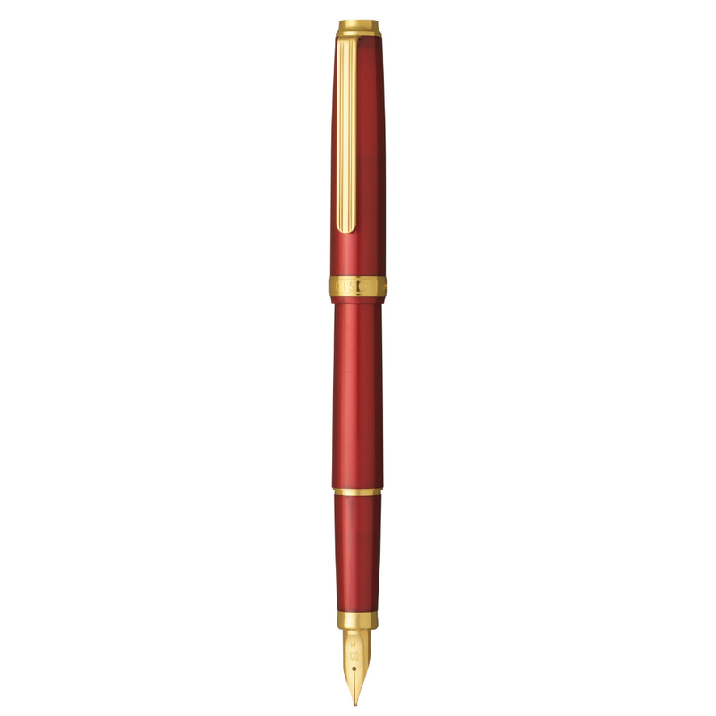 PLATINUM, Fountain Pen - BISO | Limited Edition | Flame Red.