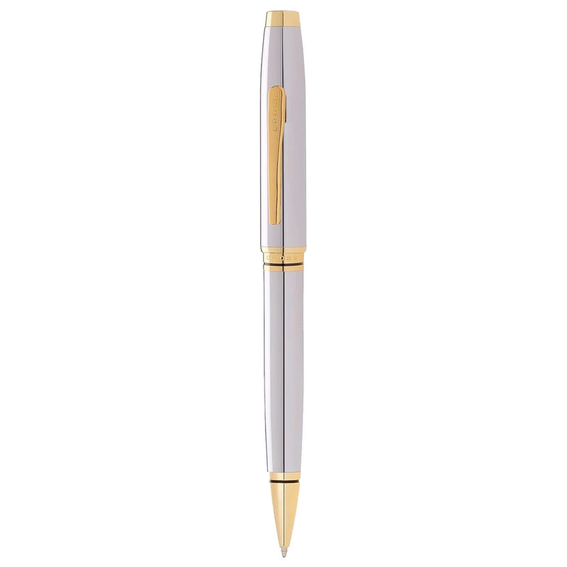 CROSS, Gift Set - COVENTRY CHROME GT | Ballpoint pen + Blue Executive Book.